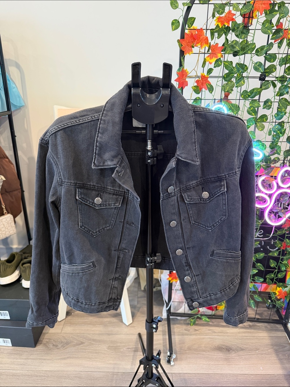 Black Denim Women's Jacket